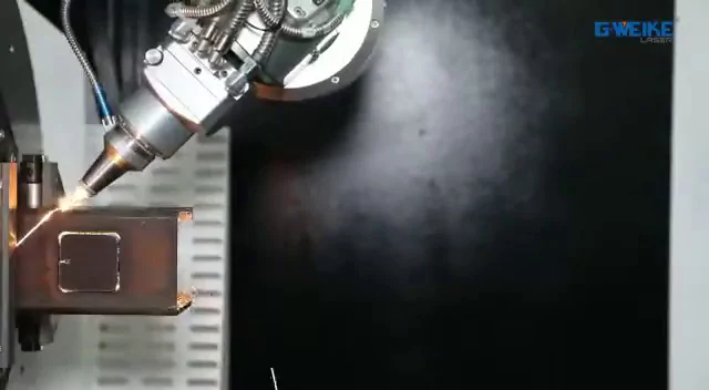 Видео: Лазерный труборез Gweike LF60MS (350 мм, с 3 патронами)