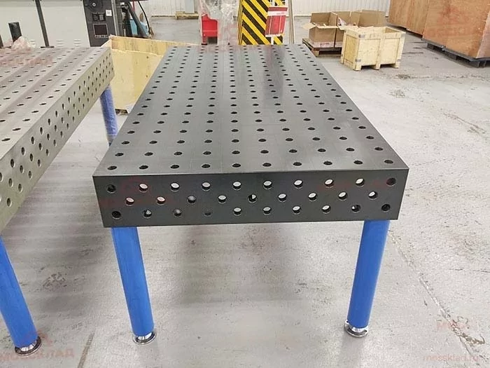 Фото №7. Сварочный стол 1.5*1*0.2 D28 (азотированный), марка FABTEC