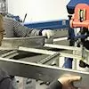 Пробное изготовление кабель-канала для электропроводки в нашем демозале