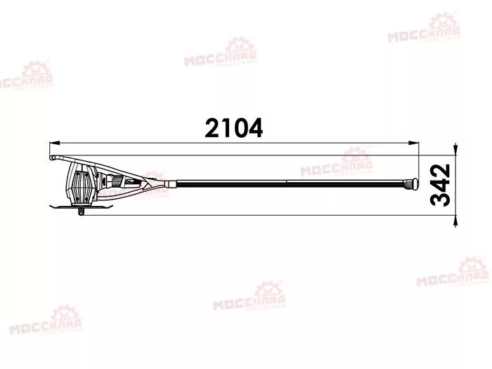 Фото №4. Габаритный чертеж TruTool TSC 100
