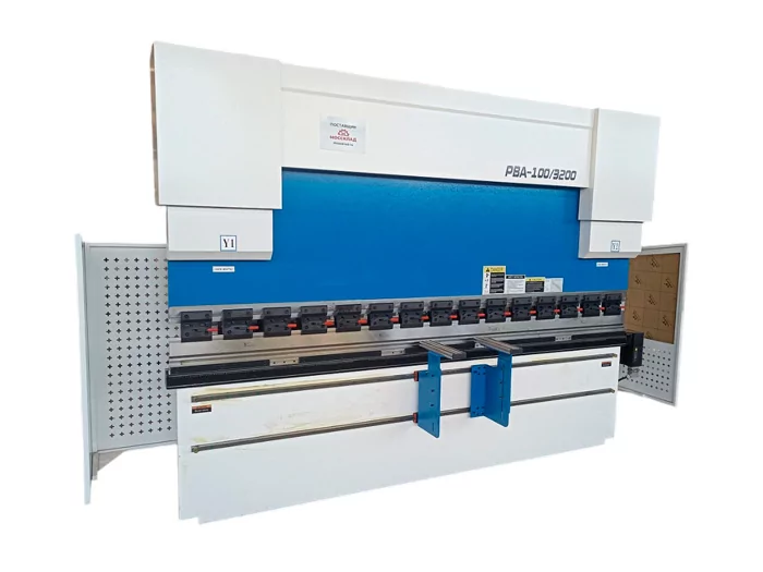 Фото №1. Главное фото: Вертикальный листогибочный пресс FABTEC CNC-PBA 250х4000 с контроллером ESA630