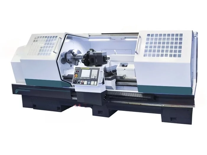Фото №1. Главное фото: Токарный станок DMTG CKE6180Z/4000 с плоской станиной с ЧПУ Fanuc 0i-TF(5)