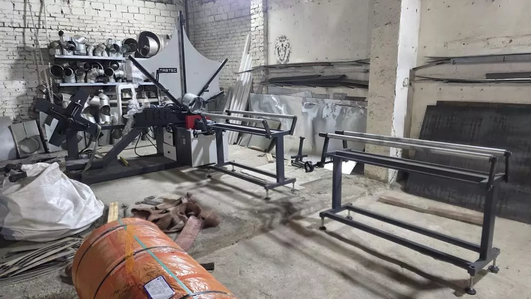 SBTF-1500 в работе: запустили спирально-навивной станок и проверили его на реальных изделиях