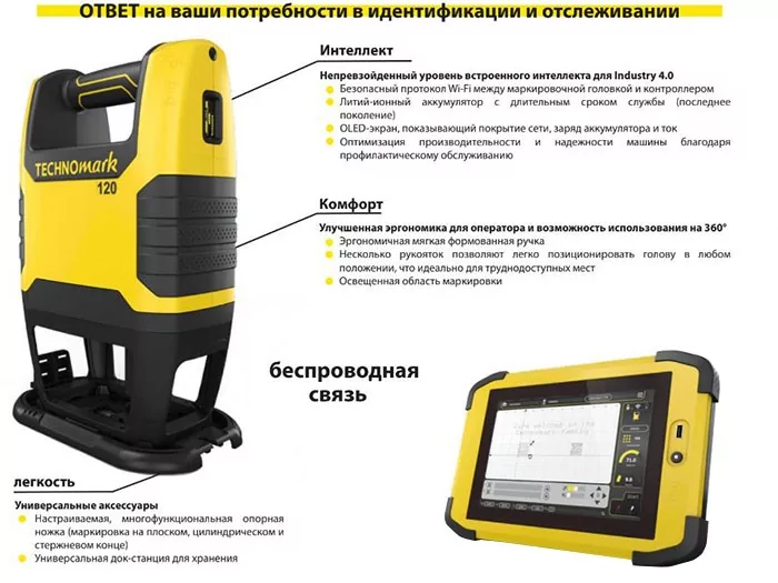 Фото №2. Особенности TECHNOMARK Easy 120