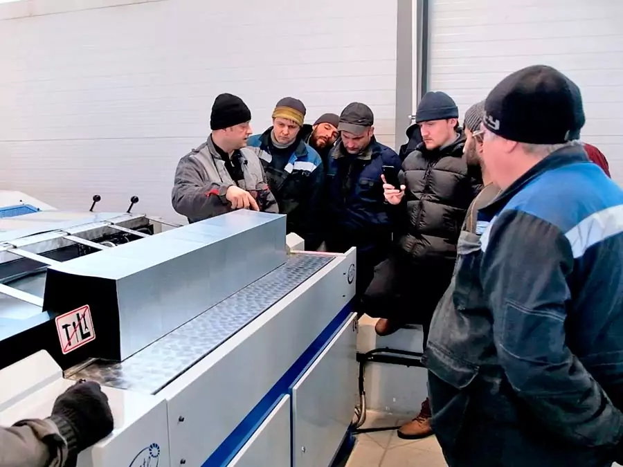 Автоматическая линия для производства прямоугольных воздуховодов MINI LINE delivery_of_machine_tools_to_chelyabinsk_15.jpg