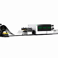 Промышленная лазерная линия OREE LASER OR-R 3015 с автоматической подачей рулона Raycus 3000W
